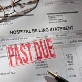 Overdue hospital bill resulting from a personal injury